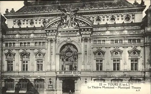 Tours Indre-et-Loire Theatre Municipal / Tours /Arrond. de Tours