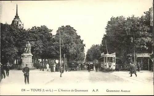 Tours Indre-et-Loire L'Avenue de Grammont / Tours /Arrond. de Tours