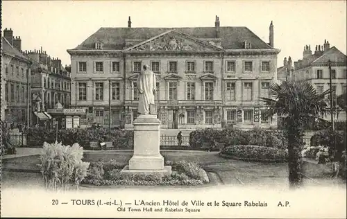 Tours Indre-et-Loire L'Ancien Hotel de Ville Square Rabelais / Tours /Arrond. de Tours