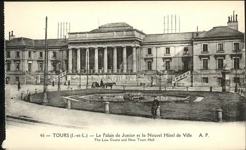 Tours Indre-et-Loire Palais de Justice Nouvel Hotel de Ville / Tours /Arrond. de Tours