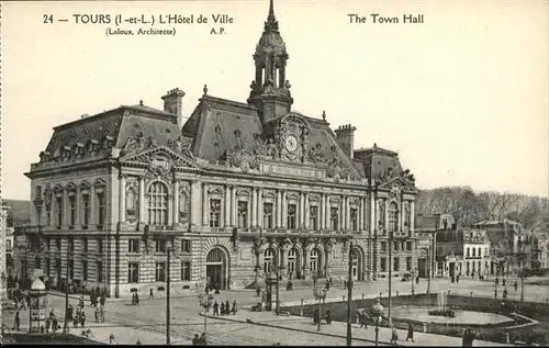 Tours Indre-et-Loire L'Hotel de Ville / Tours /Arrond. de Tours