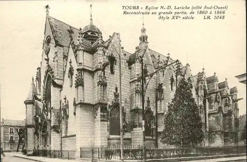 Tours Indre-et-Loire Eglise Notre Dame Lariche / Tours /Arrond. de Tours