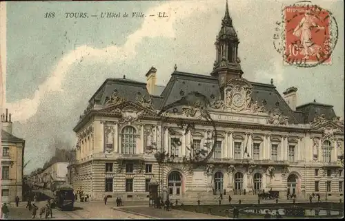 Tours Indre-et-Loire L'Hotel de Ville / Tours /Arrond. de Tours