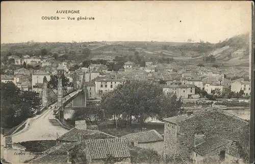 Coudes Auvergne Vue generale / Coudes /Arrond. d Issoire