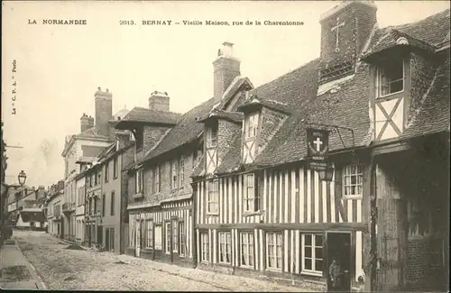 Bernay Vieille Maison rue de la Charentonne / Bernay /Arrond. de Bernay