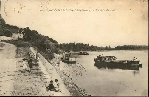 Saint-Pierre-d Aurillac Schiff Port / Saint-Pierre-d Aurillac /Arrond. de Langon