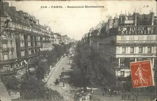Paris Boulevard Montmartre / Paris /Arrond. de Paris