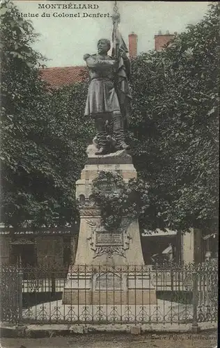 Montbeliard Statue du Colonel Denfert / Montbeliard /Arrond. de Montbeliard