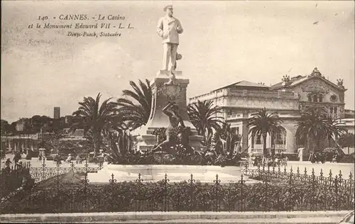 Cannes Alpes-Maritimes Casino Monument Edouard / Cannes /Arrond. de Grasse