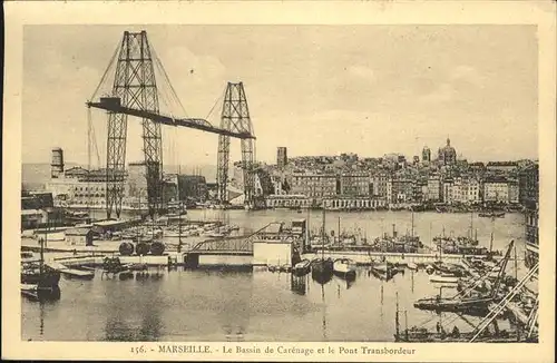 Marseille Bassin de Carenage le Pont Transbordeur / Marseille /Arrond. de Marseille