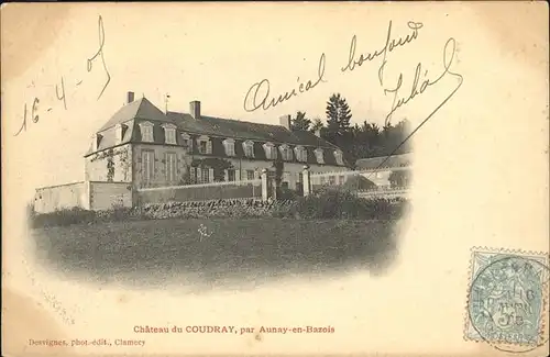 Aunay-en-Bazois Chateau du Coudray / Aunay-en-Bazois /Arrond. de Chateau-Chinon