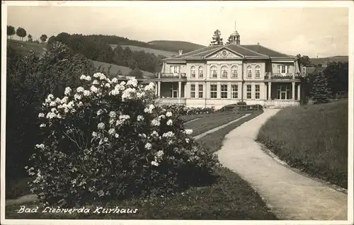 Bad Liebwerda Tschechien Kurhaus  / Lazne Libverda /