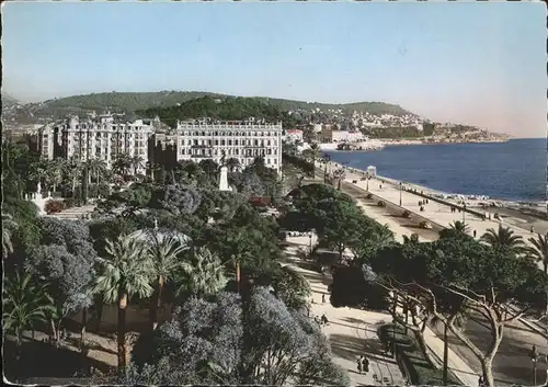 Nice Alpes Maritimes Vue prise du Ruhl
jardins Albert-1er / Nice /Arrond. de Nice