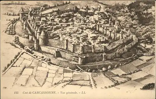 Carcassonne Fliegeraufnahme  / Carcassonne /Arrond. de Carcassonne