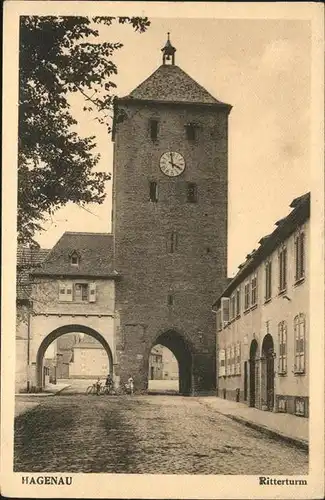 Hagenau Elsass Ritterturm / Haguenau /Arrond. de Haguenau