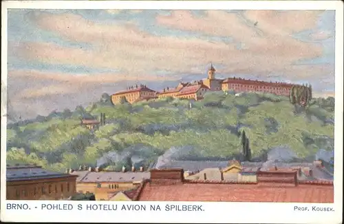 Brno Aquarell
Pohled s Hotelu Avion
Spilsberk / Brno /