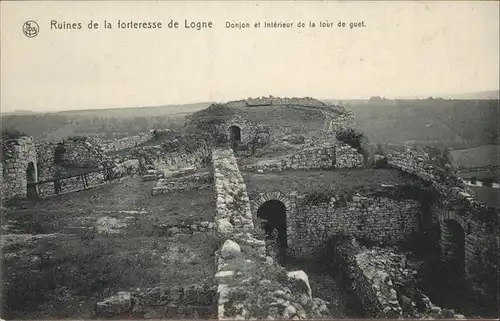 Logne Belgien Ruines de la forteresse /  /