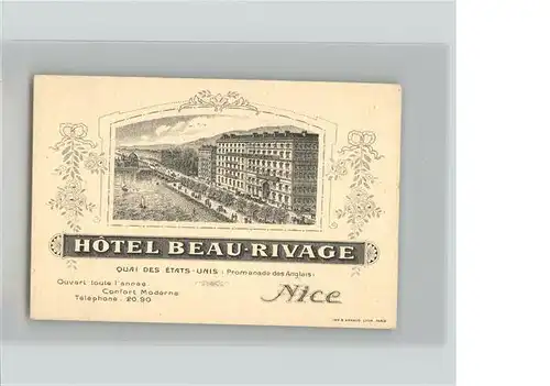 Nizza Nice
Hotel Beauu-Rivage / Nice /Arrond. de Nice