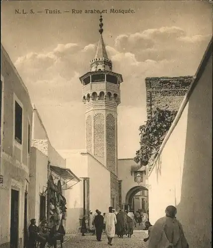 Tunis Rue arabe 
Mosques / Tunis /