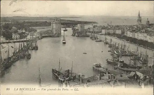 La Rochelle Charente-Maritime Vue generale des Ports / La Rochelle /Arrond. de La Rochelle