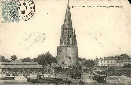 La Rochelle Charente-Maritime Tour des Quatre Sergents / La Rochelle /Arrond. de La Rochelle