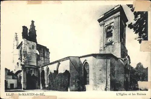 Saint-Martin-de-Re Ruines / Saint-Martin-de-Re /Arrond. de La Rochelle