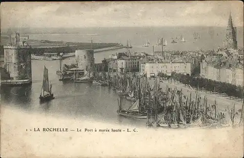 La Rochelle Charente-Maritime Port maree haute / La Rochelle /Arrond. de La Rochelle