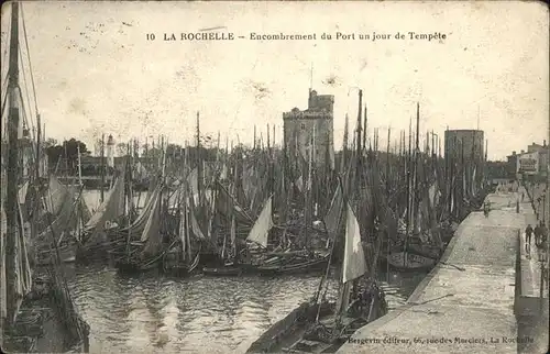 La Rochelle Charente-Maritime Encombrement du Port / La Rochelle /Arrond. de La Rochelle