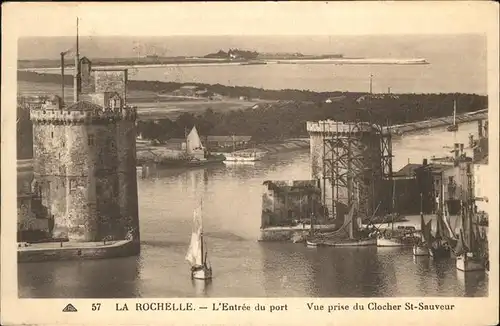 La Rochelle Charente-Maritime Entree du port / La Rochelle /Arrond. de La Rochelle