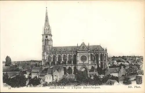 Abbeville Somme L Eglise Saint-Jacques / Abbeville /Arrond. d Abbeville