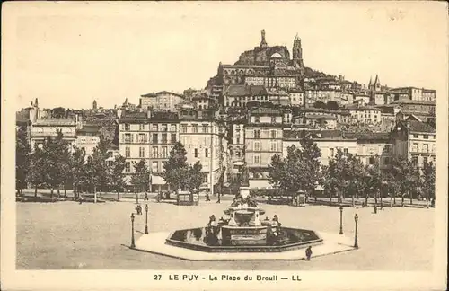 Le Puy-en-Velay La Place du Breuil / Le Puy-en-Velay /Arrond. du Puy