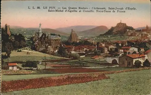 Le Puy-en-Velay Les Quatre Rochers Saint Michel Notre-Dame / Le Puy-en-Velay /Arrond. du Puy