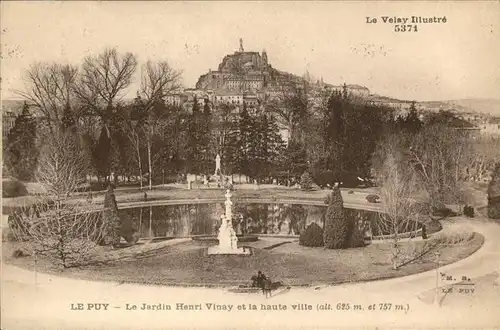 Le Puy-en-Velay Jardin Henri Vinay  / Le Puy-en-Velay /Arrond. du Puy