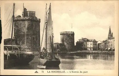 La Rochelle Charente-Maritime Entree du port / La Rochelle /Arrond. de La Rochelle