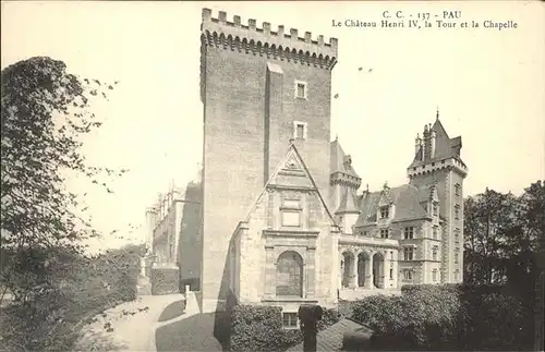 Pau Chateau Henri IV Tour et la Chapelle / Pau /Arrond. de Pau