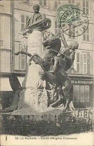 La Rochelle Charente-Maritime Statue d Eugene Fromentin / La Rochelle /Arrond. de La Rochelle