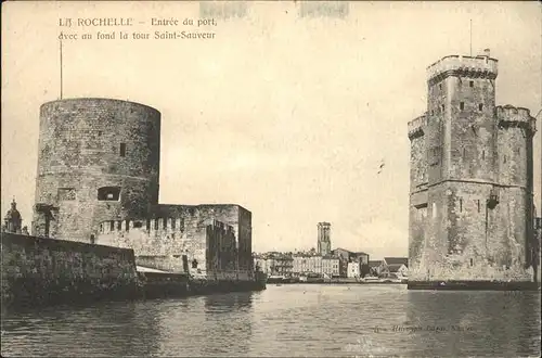 La Rochelle Charente-Maritime Entree du port / La Rochelle /Arrond. de La Rochelle