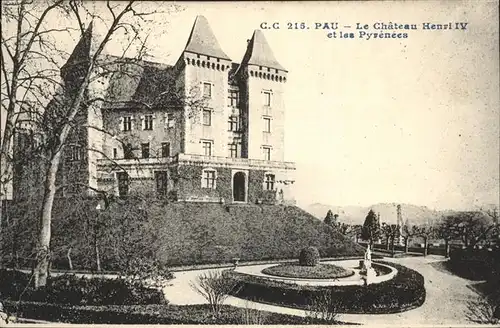Pau Chateau Henri IV / Pau /Arrond. de Pau