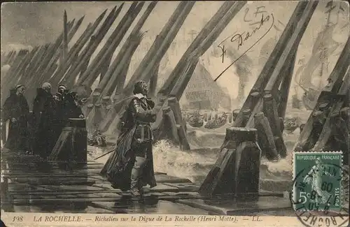 La Rochelle Charente-Maritime Richelieu sur la Digue de la Rochelle (Henri Motte) / La Rochelle /Arrond. de La Rochelle