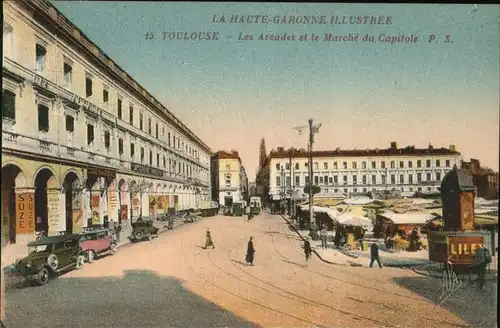 Toulouse Haute-Garonne Arcades et le Marche du Capitole / Toulouse /Arrond. de Toulouse