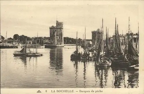 La Rochelle Charente-Maritime Barques de peche Schiff / La Rochelle /Arrond. de La Rochelle