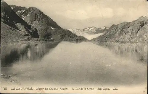 Les Sept Laux Le Dauphine Massif des Grandes Rousses Lac de la Sagne / Allevard les Bains Isere /Arrond. de Grenoble