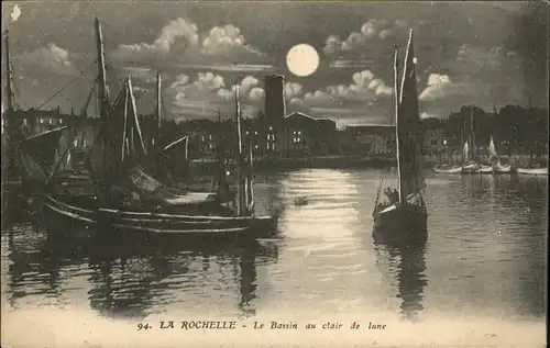 La Rochelle Charente-Maritime Bassin Clair de Lune Schiff / La Rochelle /Arrond. de La Rochelle
