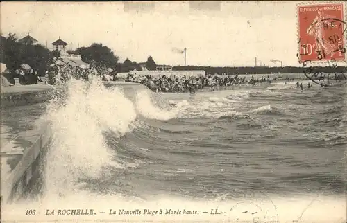 La Rochelle Charente-Maritime Nouvelle Plage Maree haute / La Rochelle /Arrond. de La Rochelle