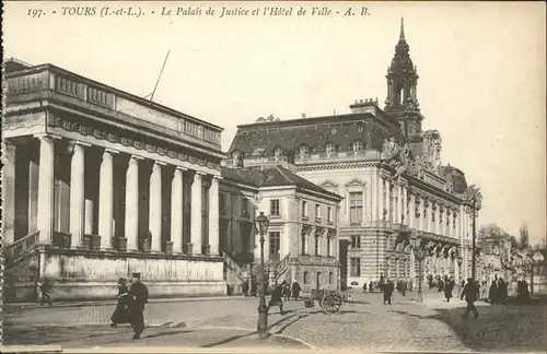 Tours Indre-et-Loire Palais Justice #h qde Ville  / Tours /Arrond. de Tours