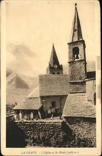 La Grave Eglise Merje / La Grave /Arrond. de Briancon