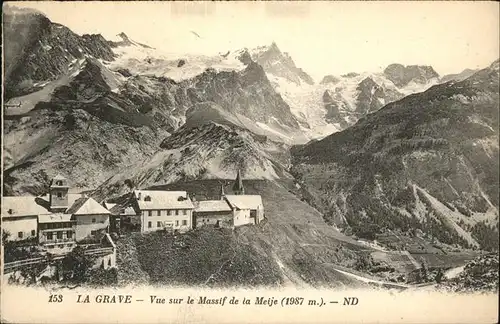 La Grave Massif de la Meije / La Grave /Arrond. de Briancon