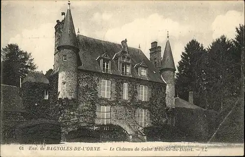 Bagnoles-de-l Orne Chateau Saint Maurice du Desert / Bagnoles-de-l Orne /Arrond. d Alencon