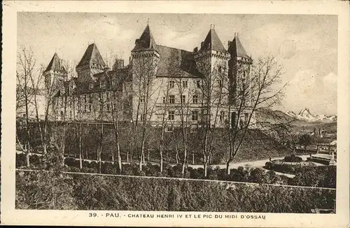 Pau Chateau Henri Pic du Midi Ossau / Pau /Arrond. de Pau