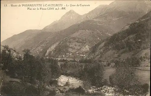 Cauterets Route de Pierrefitte / Cauterets /Arrond. d Argeles-Gazost